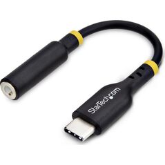 StarTech USBCAUDIO2 μετατροπέας φύλου / καλωδίων USB Type-C 2.0 3,5 mm Μαύρο