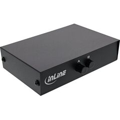 InLine InLine® Serial switch manual 2-port, RS232, 9-pin Sub-D