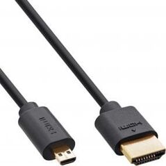 Kabel InLine HDMI - HDMI 0.5m czarny (17955D)