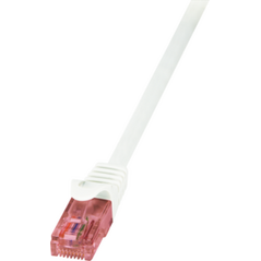 LogiLink Patchcord Primeline U/UTP, Cat6, 0.25m, biały (CQ2011U)