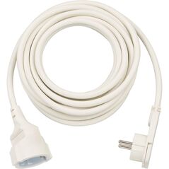 Brennenstuhl Quality Plastic Extension Cable with Flat Plug 5m H05VV-F3G1.5 white (1168980250) (BNN1168980250) έως 12 άτοκες Δόσεις