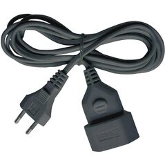 Brennenstuhl Plastic extension cable 3m black H03VVH2-F 2x0,75 (1161790) (BNN1161790) έως 12 άτοκες Δόσεις