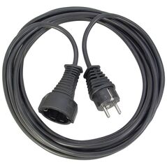 Brennenstuhl Quality plastic extension cable 25m black H05VV-F 3G1.5 (1165480) (BNN1165480) έως 12 άτοκες Δόσεις