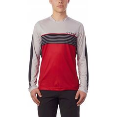 Ανδρική Μπλούζα Giro ROUST JERSEY LS με μακρύ μανίκι σε σκούρο κόκκινο 6 string μέγεθος M - GR-8053462
