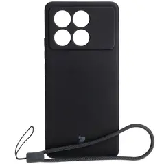Bizon Case Silicone Sq Xiaomi Poco X6 Pro black