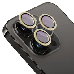Bizon Glass Snap Lens Apple iPhone 14 Pro / 14 Pro Max gold frame