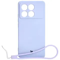Bizon Case Silicone Sq Xiaomi Poco X6 Pro light purple