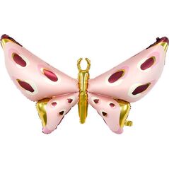 PartyDeco Balon foliowy Motyl, 120x87 cm one size