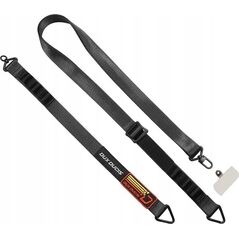DUX DUCIS Outdoor Cross Body - λουρί για τηλέφωνο μαύρο