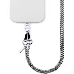Crong Phone Crossbody - smycz zawieszka do telefonu srebrna - Gwarancja bezpieczeństwa. Proste raty. Bezpłatna wysyłka od 170 zł.