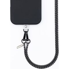 Crong Phone Crossbody - smycz zawieszka do telefonu czarna - Gwarancja bezpieczeństwa. Proste raty. Bezpłatna wysyłka od 170 zł.