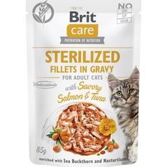 Brit Brit mokra karma dla kota po sterylizacji Care Cat kawałki w sosie 85g