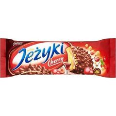 Goplana CIASTKA JEŻYKI 140G WIŚNIOWE