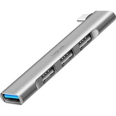 LogiLink USB 3.2 Gen1 Hub, 4-port, USB-C, 1x USB3.0 AF, 3x USB2.0 AF
