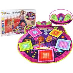 LeanToys Mata Taneczna Dla Dzieci Na Baterie Światła Dźwięki Do Tańca 91cm x 93cm