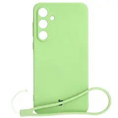 Bizon Case Silicone Samsung Galaxy A55 5G light green