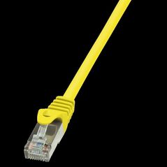LogiLink Patchcord CAT 5e F/UTP 0,5m, żółty (CP1027S)