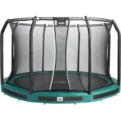Trampolina ogrodowa Salta Premium Ground Combo z siatką wewnętrzną 14 FT 427 cm