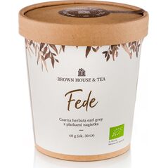 Brown House & Tea Brown House Tea Czarna herbata earl grey z nagietkiem Fede - 60 g