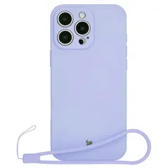 Bizon Case Silicone Magnetic Apple iPhone 16 Pro light purple