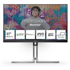 AOC Q27U3CV QHD Grapgic Pro Monitor 27' (Q27U3CV) (AOCQ27U3CV) έως 12 άτοκες Δόσεις