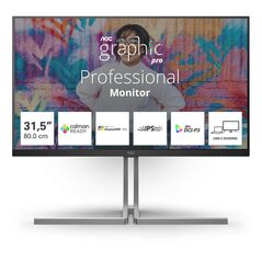 AOC U32U3CV UHD Grapgic Pro Monitor 32' (U32U3CV) (AOCU32U3CV) έως 12 άτοκες Δόσεις