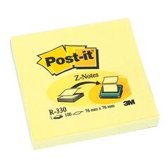 Αυτοκόλλητα Χαρτάκια 3M Z-notes 76 χ 76 mm (Κίτρινα) (90 Φύλλα) (R330) (MMMR330) έως 12 άτοκες Δόσεις