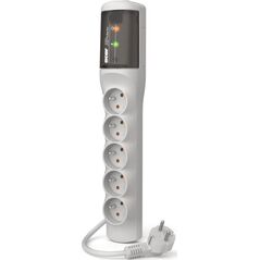 Listwa zasilająca Acar XP Standard przeciwprzepięciowa 5 gniazd 3 m szara (W0228)
