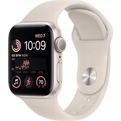 Smartwatch Apple Watch SE GPS 40mm Starlight Alu Sport S/M Beżowy  (MXEF3ET/A)