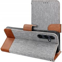 Θήκη JEANS Book για XIAOMI Redmi Note 14 PRO 5G / 14 PRO PLUS 5G γκρι