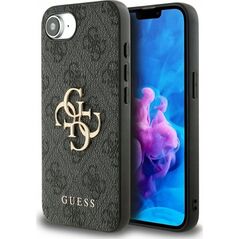 Case Guess 4G Big Logo for iPhone 16e black
