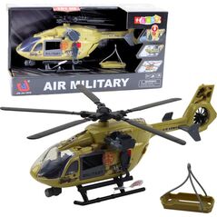 Helikopter Wojskowy Militarny Hak Nosze Światła Dźwięki 1:14 EDUKAMP