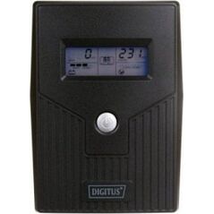 Digitus UPS Line-Ineractive LCD BASIC, 800VA/480W, 1x12V/9A, AVR, 2x Schuko CEE 7/3