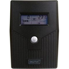 Digitus UPS Line-Ineractive LCD BASIC, 600VA/360W, 1x12V/7Ah, AVR, 2x Schuko CEE 7/3