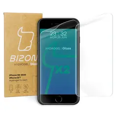 Bizon Glass Hydrogel Apple iPhone SE 2022/2020/ 8/ 7 [2 PACK]