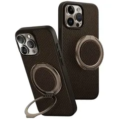 UNIQ Keva Air Apple iPhone 16 Pro Max Magclick Charging GripFit brown