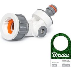 Bradas WHITE LINE Przyłącze regulowane na kran GW 1" / 3/4"