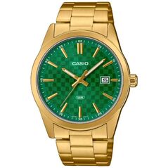 Casio Collection Ρολόι Μπαταρίας με Πράσινο Μεταλλικό Μπρασελέ (MTP-VD03G-3AUDF) (CASMTP-VD03G-3AUDF) έως 12 άτοκες Δόσεις