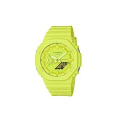 Casio Αναλογικό/Ψηφιακό Ρολόι Χρονογράφος Μπαταρίας με Κίτρινο Καουτσούκ Λουράκι (GA-2100-9A9ER) (CASGA-2100-9A9ER) έως 12 άτοκες Δόσεις