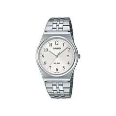 Casio Ρολόι Μπαταρίας με Ασημί Μεταλλικό Μπρασελέ (MTP-B145D-7BVEF) (CASMTP-B145D-7BVEF) έως 12 άτοκες Δόσεις