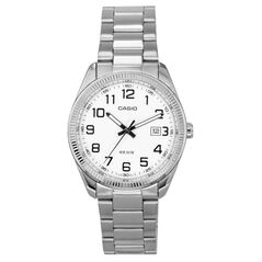 Casio Ρολόι Μπαταρίας με Ασημί Μεταλλικό Μπρασελέ (MTP-1302PD-7BVDF) (CASMTP-1302PD-7BVDF) έως 12 άτοκες Δόσεις