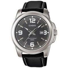 Casio Ρολόι Μπαταρίας με Μαύρο Δερμάτινο Λουράκι (MTP-1314PL-8AVEF) (CASMTP-1314PL-8AVEF) έως 12 άτοκες Δόσεις