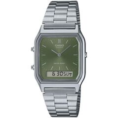 Casio Ρολόι Μπαταρίας με Ασημί Μεταλλικό Μπρασελέ (AQ-230A-3AMQYES) (CASAQ-230A-3AMQYES) έως 12 άτοκες Δόσεις