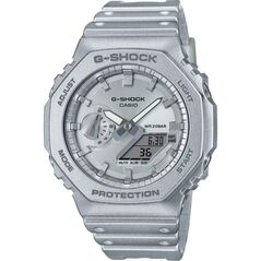 Casio Ρολόι Αυτόματο με Ασημί Καουτσούκ Λουράκι (GA-2100FF-8AER) (CASGA-2100FF-8AER) έως 12 άτοκες Δόσεις