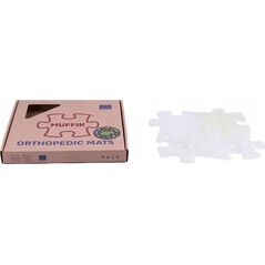 Mata Sensoryczna Ortopedyczna ZESTAW ŚWIECĄCY 4w1 4 PUZZLE SENSORYKA MUFFIK / MFK-096