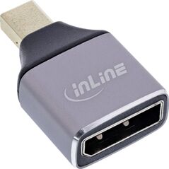 Προσαρμογέας InLine® DisplayPort 1.4, Υποδοχή DisplayPort / Βύσμα Mini Displayport,