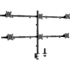 InLine® Επιτραπέζια βάση, για 6x LCD-/LED-οθόνη έως 81cm (32"), μέγιστο βάρος 7kg