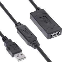 InLine® USB 2.0 Ενεργή Επέκταση, USB-A Αρσενικό/Θηλυκό, 25m