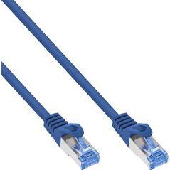 Καλώδιο Patch InLine®, Cat.6A, S/FTP, TPE (LSZH), CCA, μπλε, 1,5m