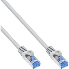 Καλώδιο Patch InLine®, Cat.6A, S/FTP, TPE (LSZH), CCA, λευκό, 0,5m